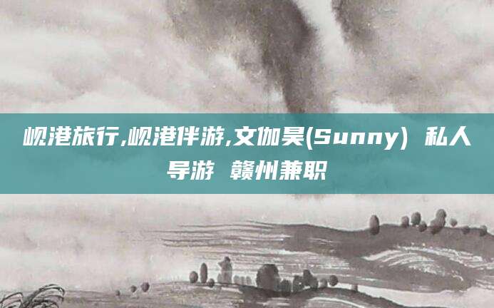 肇东岘港旅行,岘港伴游,文伽昊(Sunny) 私人导游 赣州兼职